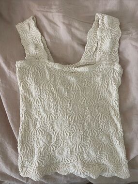 Free People Cream Tank Top